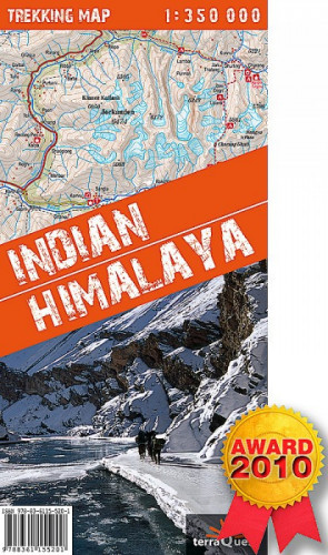 Carte Inde "Indian Himalaya Trekking Map"
