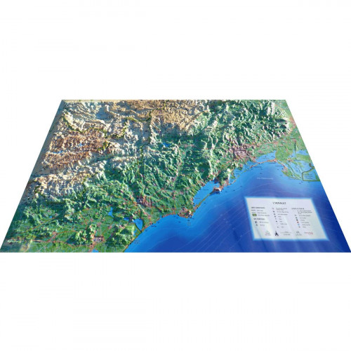 Carte en relief 3DMAP L'HERAULT