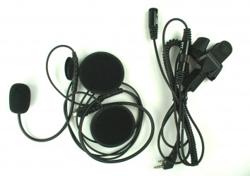 Micro oreillette CRT 332 K compatible pour radios avec connectique type K