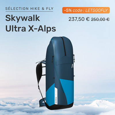 promo sacs de parapente vol rando skywalk ultra x-alps 