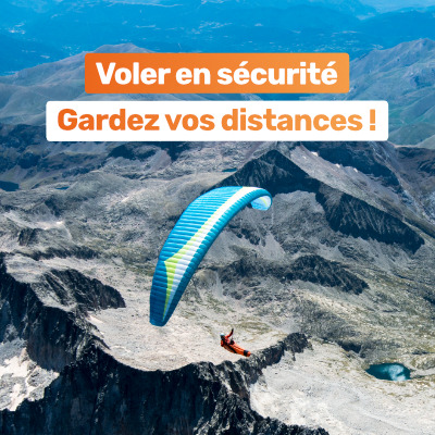 Pour voler en sécurité : gardez vos distances ! 